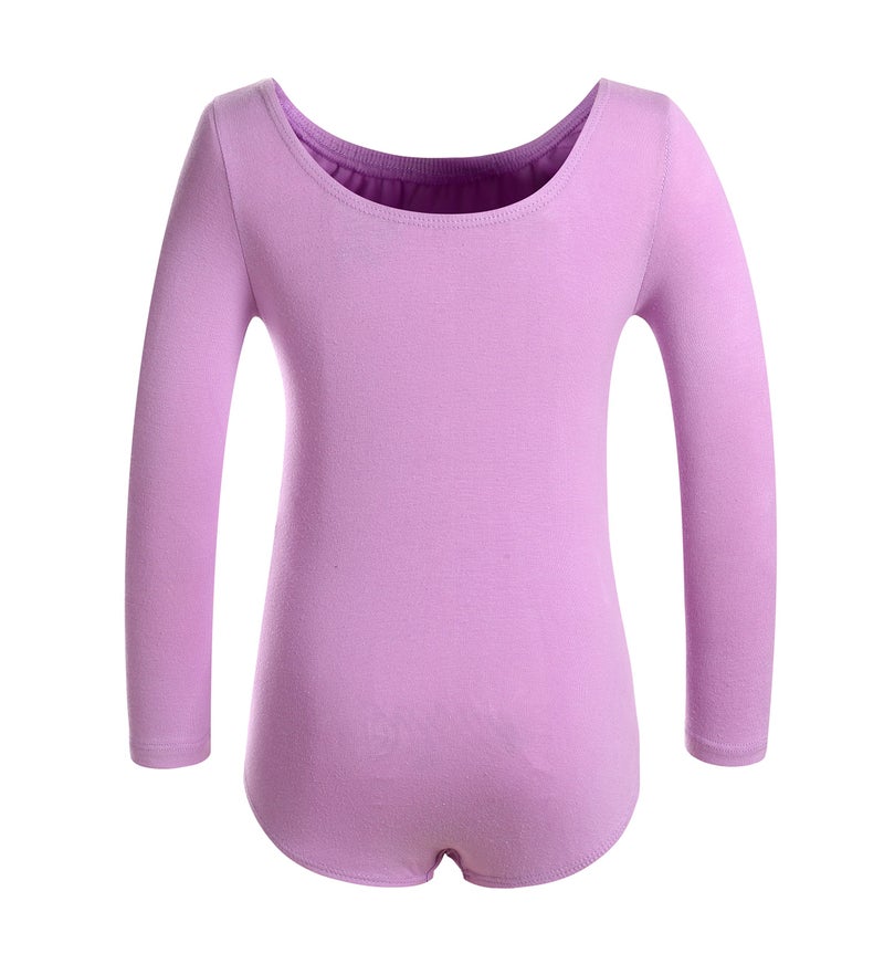 DANSHOW Girls Team Basic Long Sleeve Leotard with Skirt Kid Dance Ballet Tutu Dress(KD3028-XXL-09) - Image 3